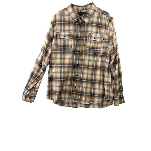 United by Blue Yellow Plaid Button Down - Size XL - Picture 1 of 6